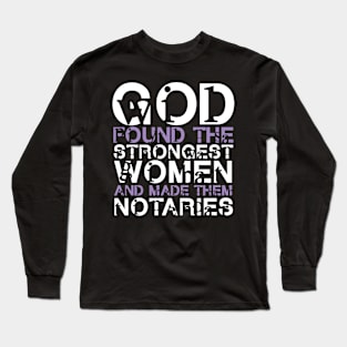 Women Public Notary Long Sleeve T-Shirt